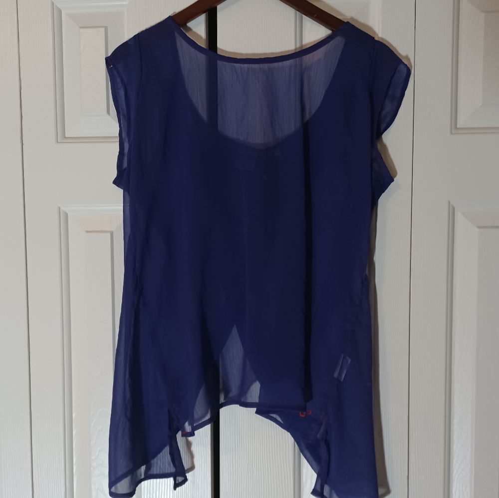 NWOT Southern Thread Sheer Blouse